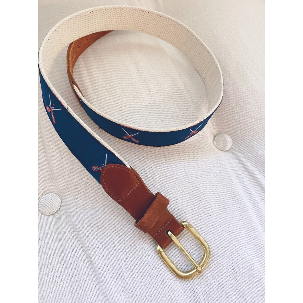 Leather Man Lacrosse Belt 30